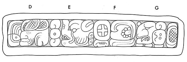 Drawing of Tonina Monument 146 pDG