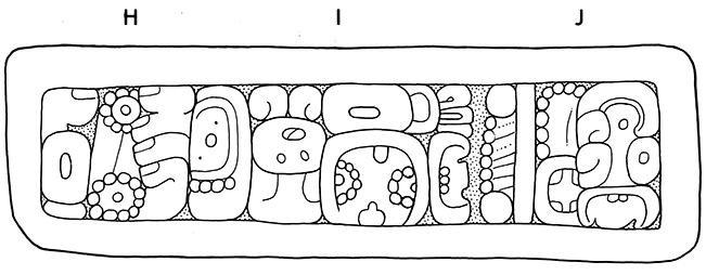 Drawing of Tonina Monument 146 pHJ
