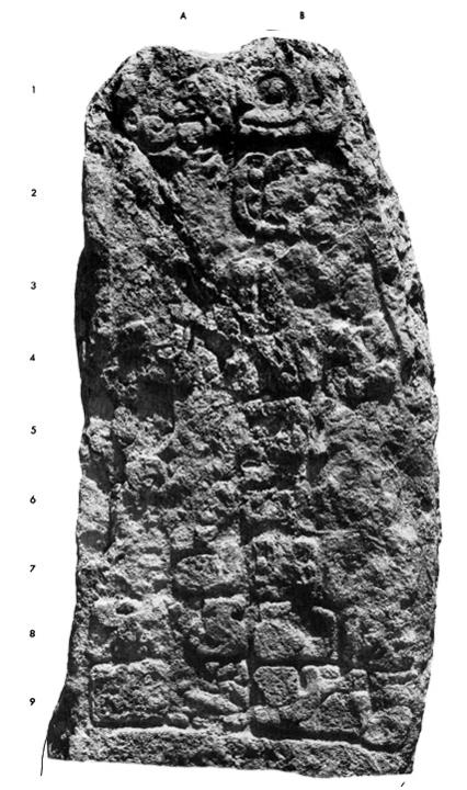 Photo of Uaxactun, Stela 20, back, 2004.15.5.13.58