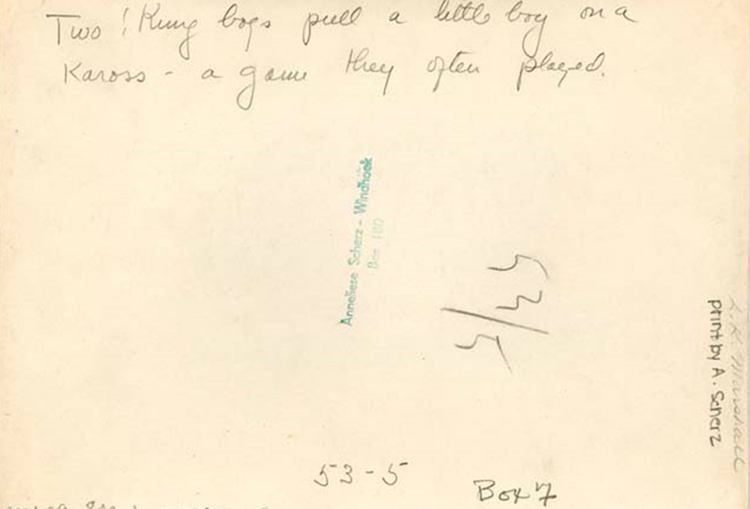 Example of Annaliese Scherz's stamp