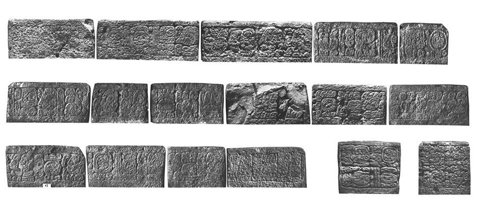 Photo of Yaxchilan Stairway 5, Blocks 131 thru 174, 5a, 5b