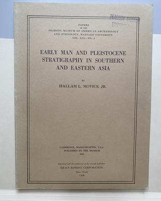 cover of Early man and Pleistocene stratigraphy in southern and eastern Asia