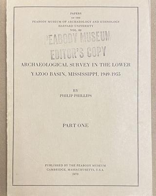 cover of Archaeological survey in the lower Yazoo Basin, Mississippi