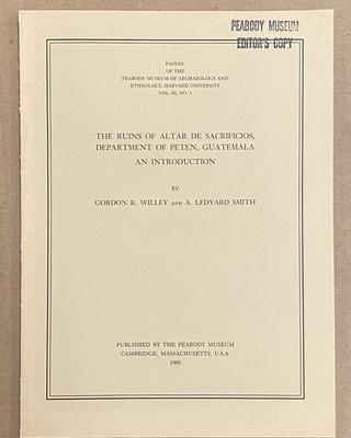 cover of The ruins of Altar de Sacrificios, department of Peten, Guatemala: an introduction