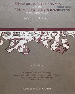 cover of Prehistoric Pottery Analysis and the Ceramics of Barton Ramie