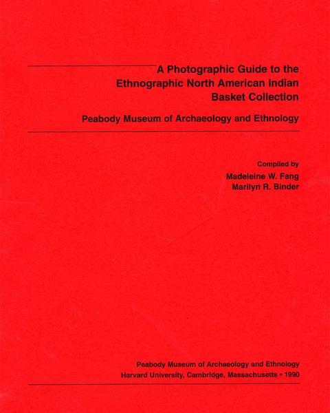cover of A Photographic Guide to the Ethnographic North American Indian Basket Collection