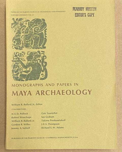 cover of Monographs and papers in Maya archaeology